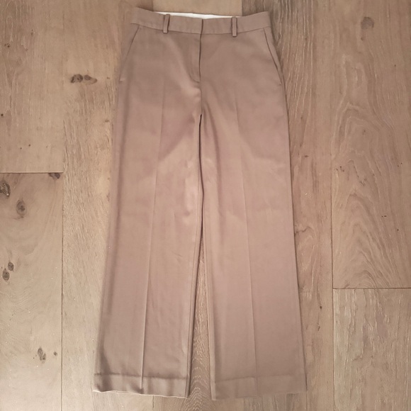 Zara Wide Leg Relaxed fit Trousers size small in Camel Color - Picture 8 of 14